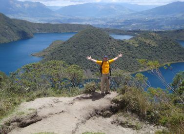 Hiking Cuicocha Ecuador