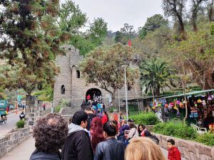 Funicular Station, Pio Nono, Santiago, Chile