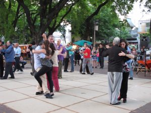 Public tango parque patricio Buenos Aires Argentina