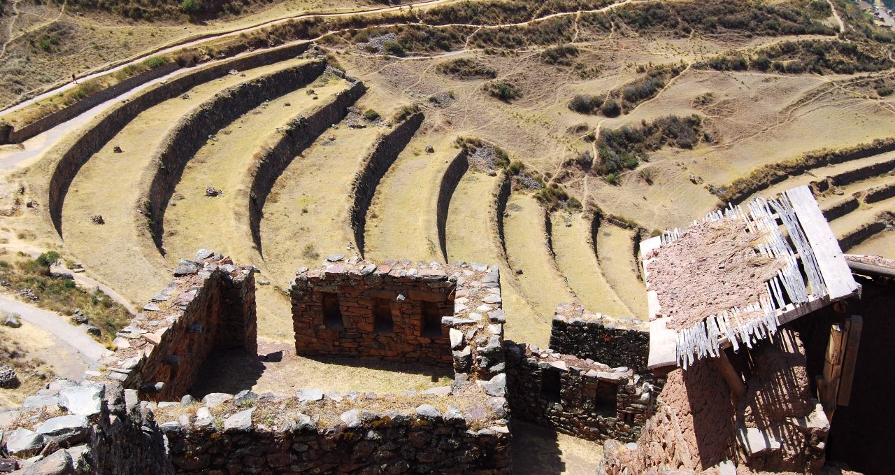 Pisac Inca site Sacred Valley Peru