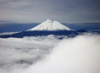 Cotopaxi above Clouds Ecuador