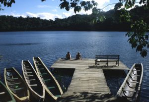 Relaxing at Chalalan Bolivia, Amazon