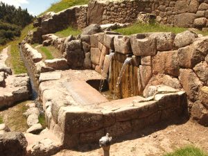 Tambomachay Inca water channels Peru