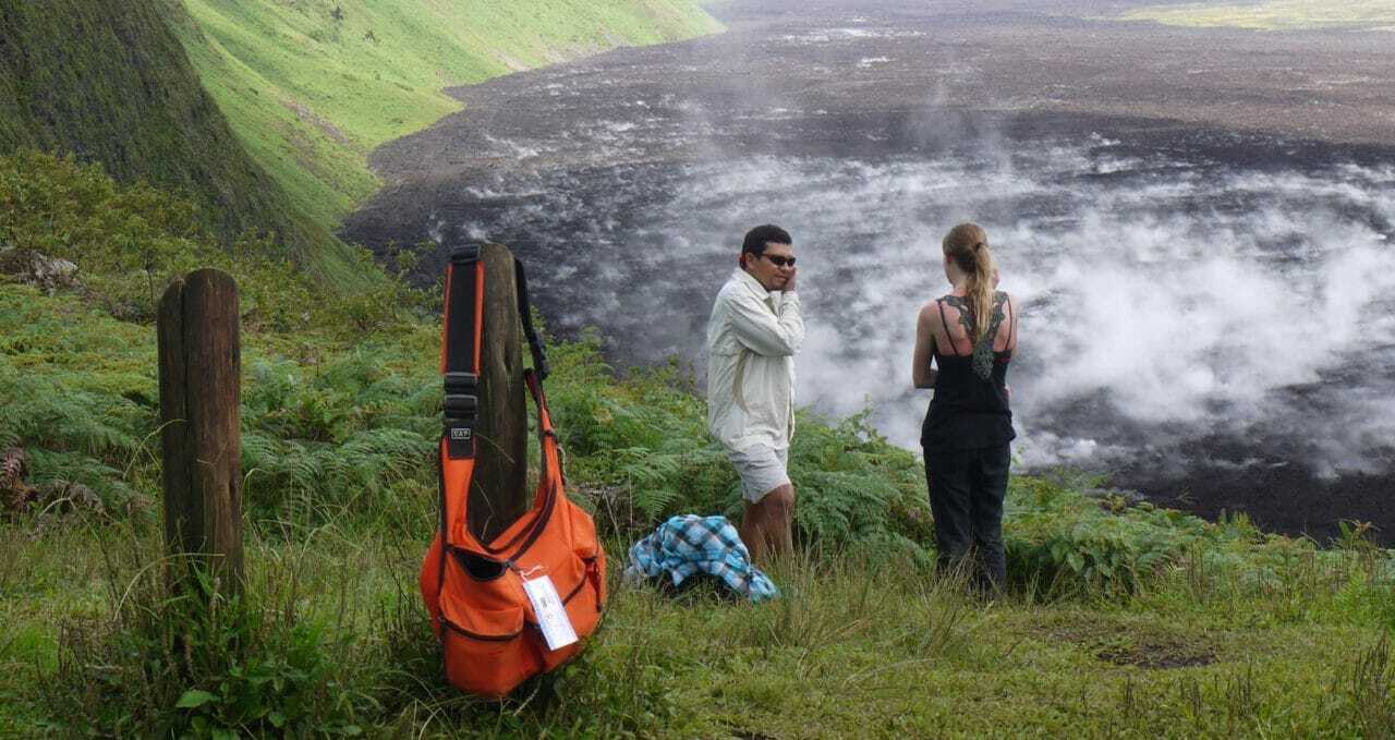 Isabela Siera Negra volcano trek Galapagos