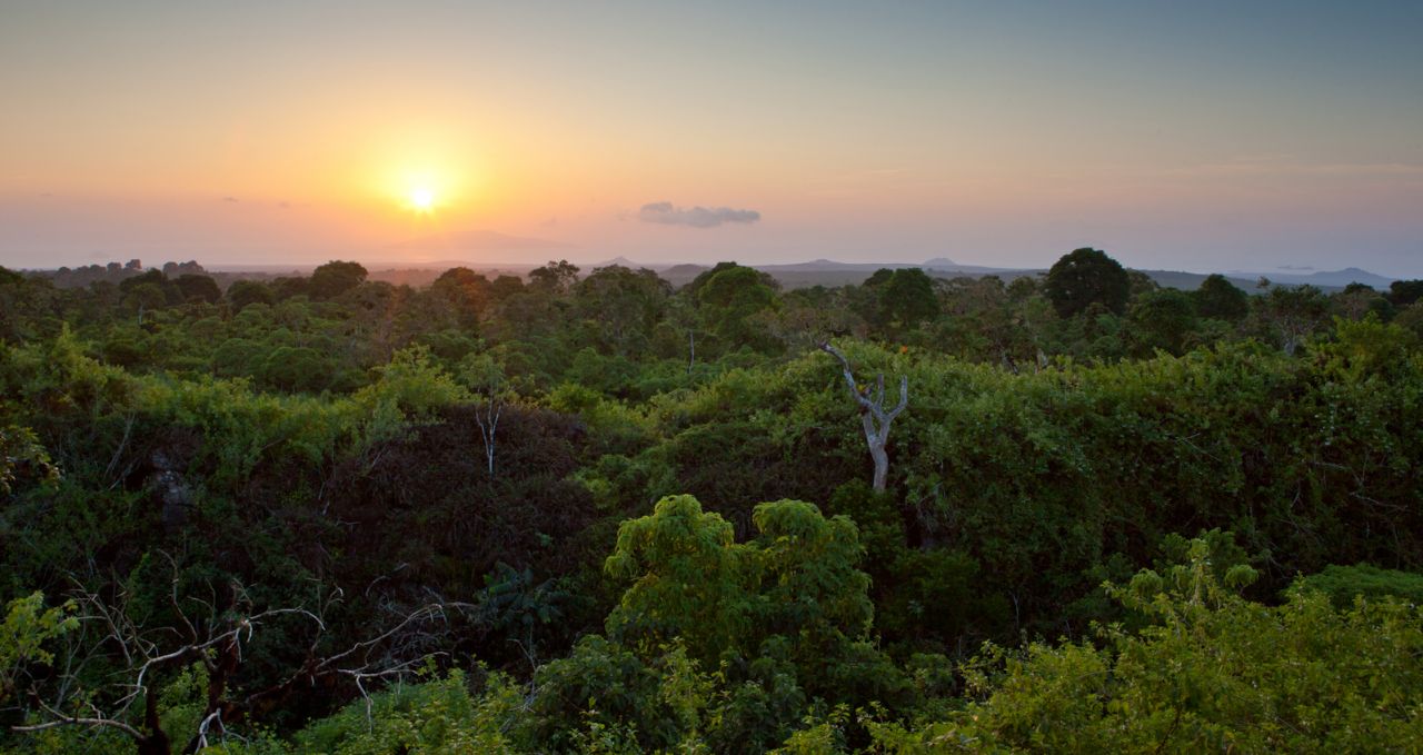 View over Safari Camp Galapagos