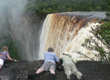 Watching Kaieteur Falls Guyana