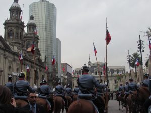 Cathedral, Plaza de armas, Santiago, Chile