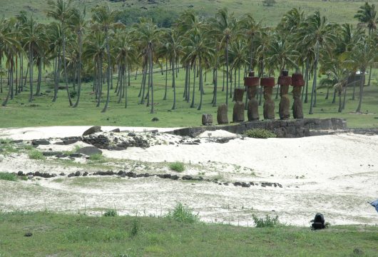 Anakena beach Easter Island