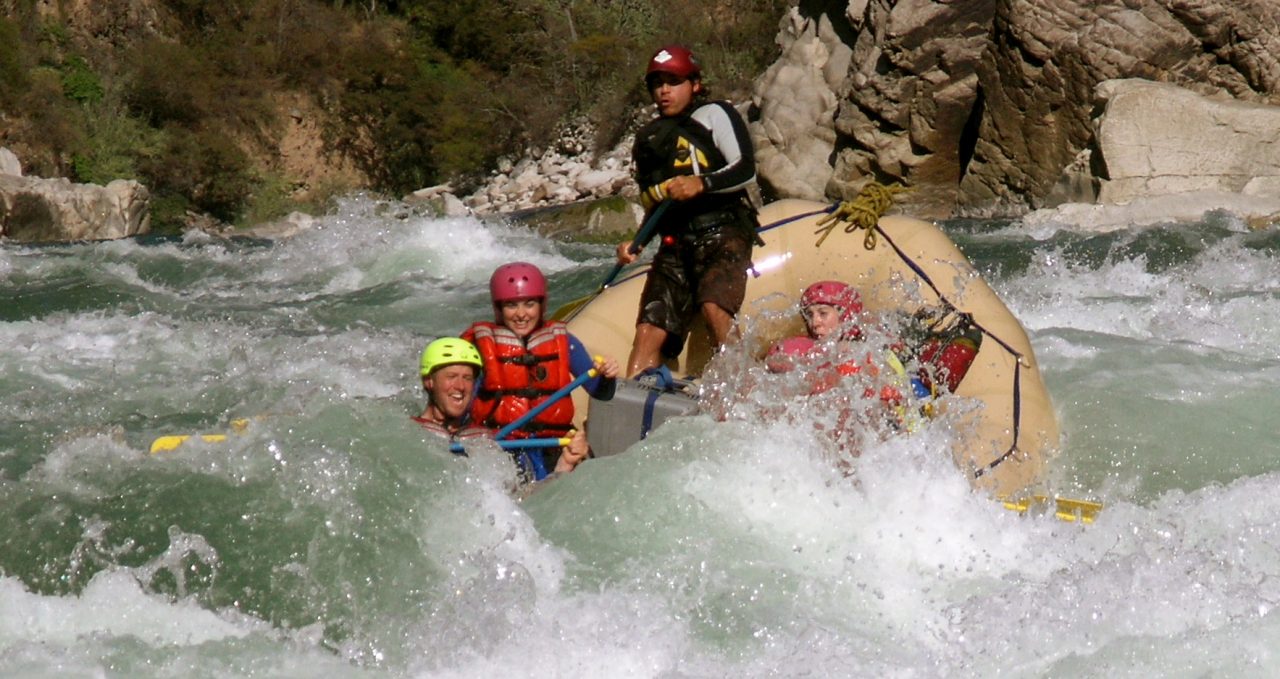 entering rapids Apurimac Peru