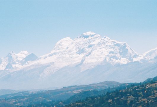 Huascaran Huandoy from Huaraz Peru