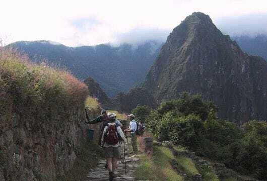 inca trail trekkers peru