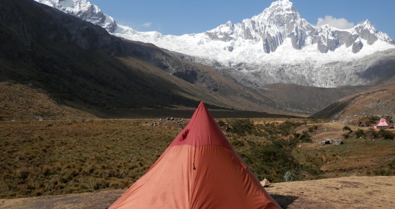 Santa Cruz trek camp Peru