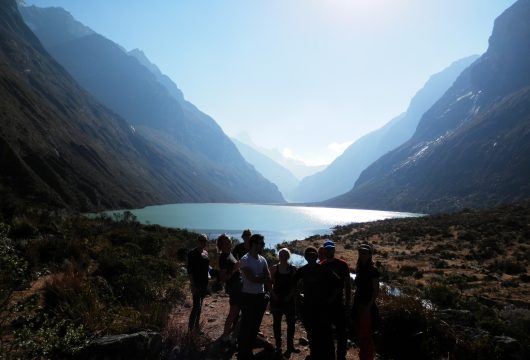 Santa Cruz trek lake Jatuncocha Peru