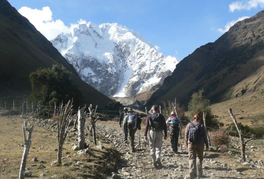 start-of-salkantay trek Peru