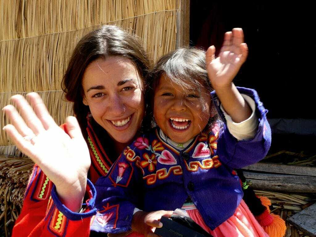 Uros floating islands Peru