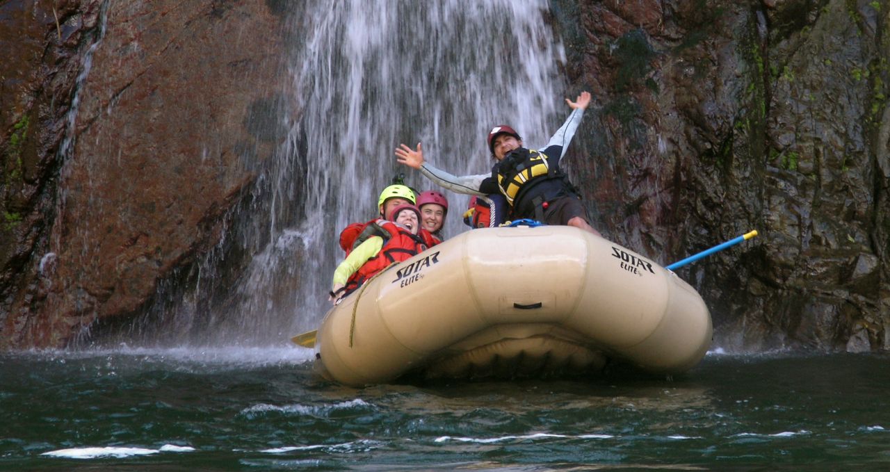 waterfall Apurimac rafting Peru