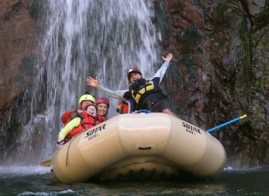 waterfall Apurimac rafting Peru