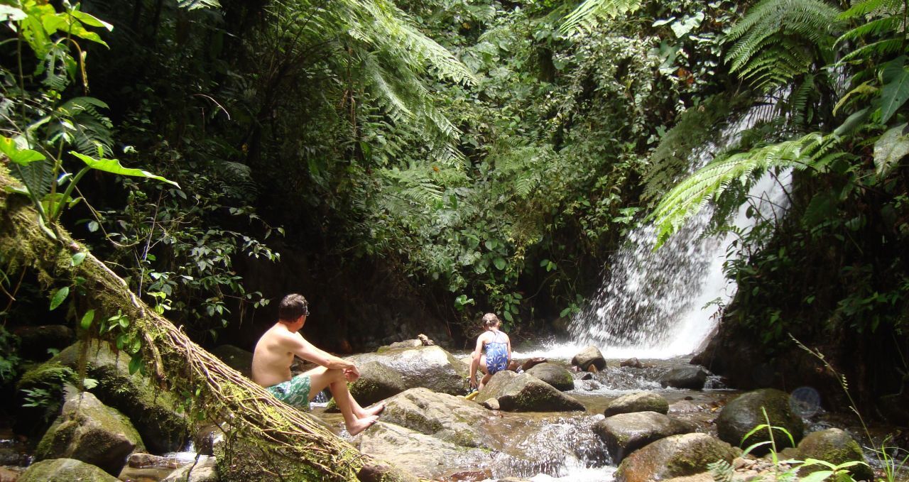 Maquipucuna Waterfall Ecuador