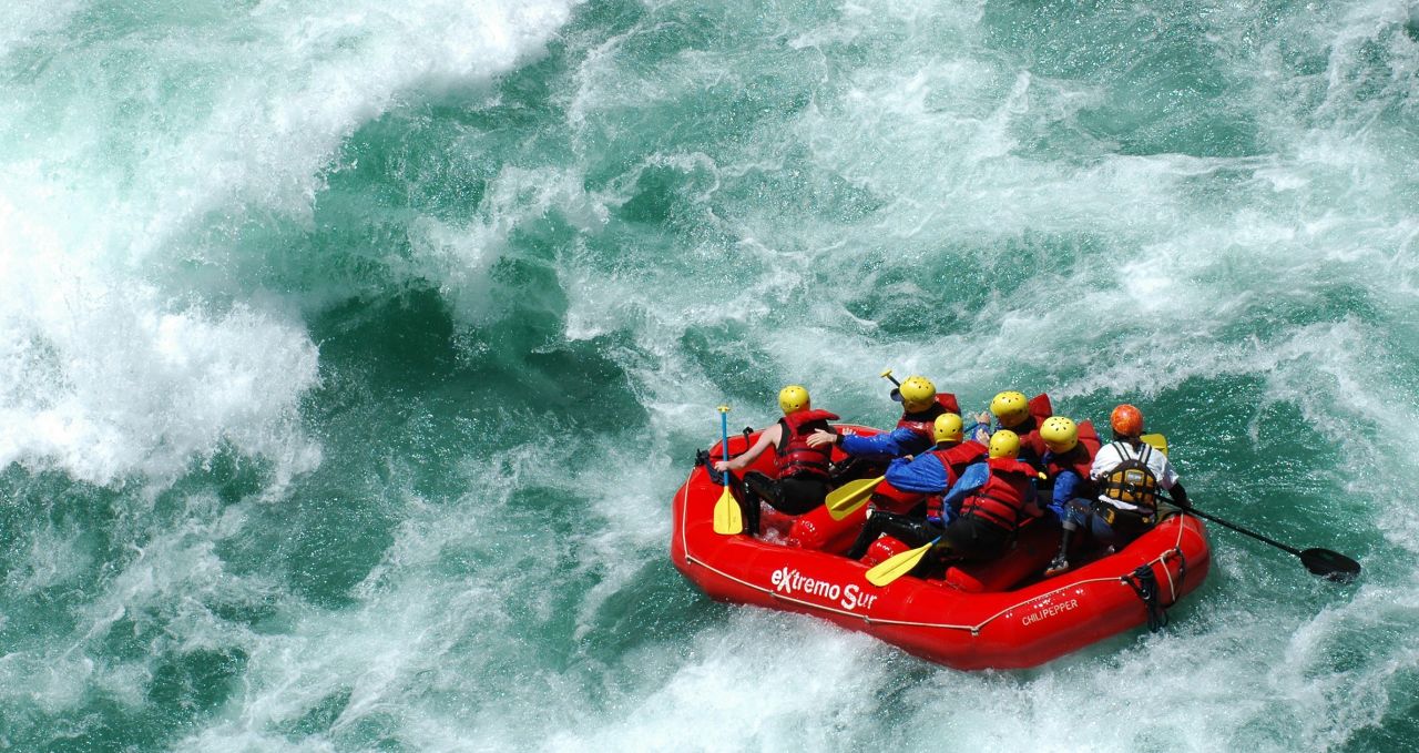 Rafting waves Ecuador