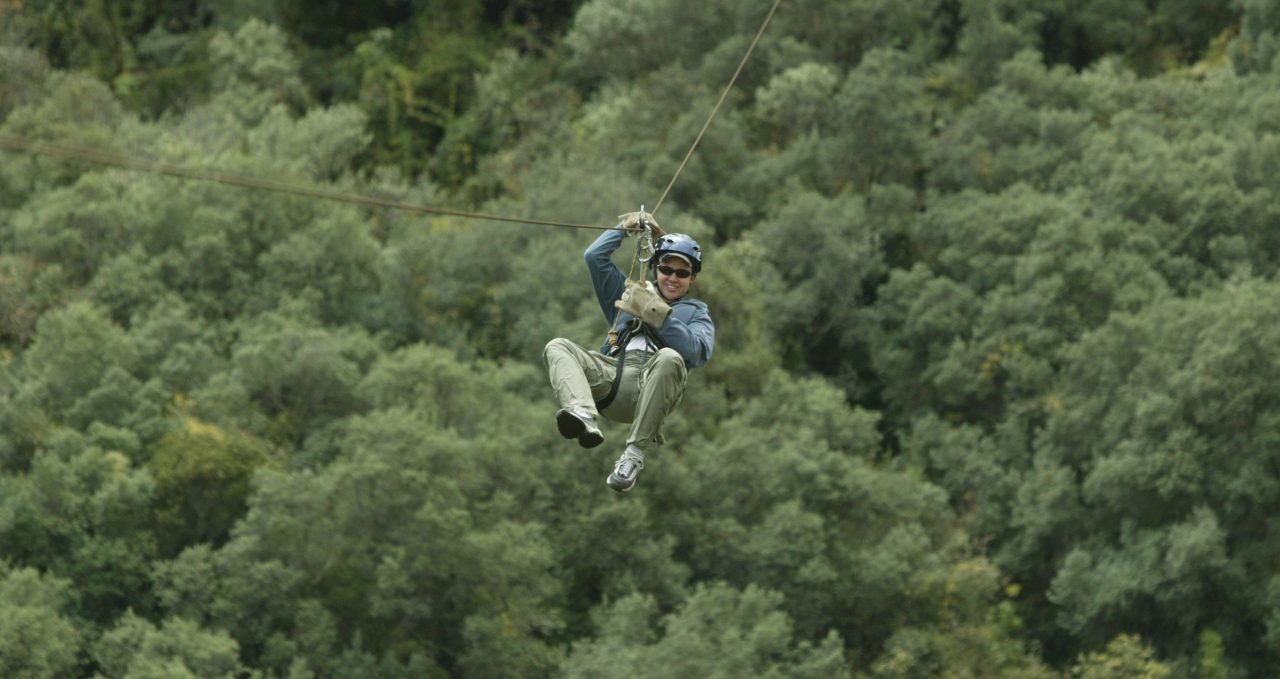 Zip wire canopy Ecuador