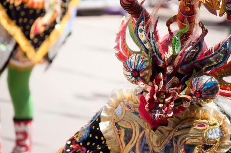 carnival in Oruro, bolivia