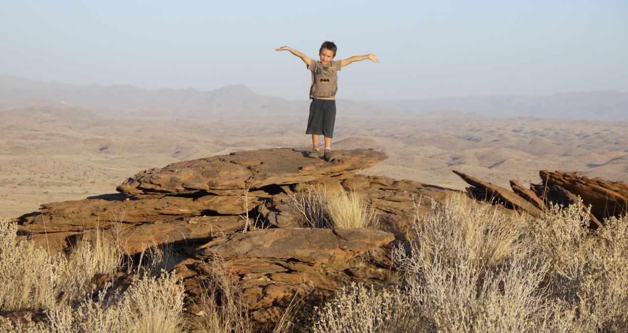 open space family holiday Namibia