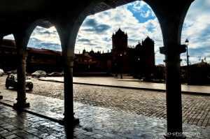 arches plaza de armas cusco