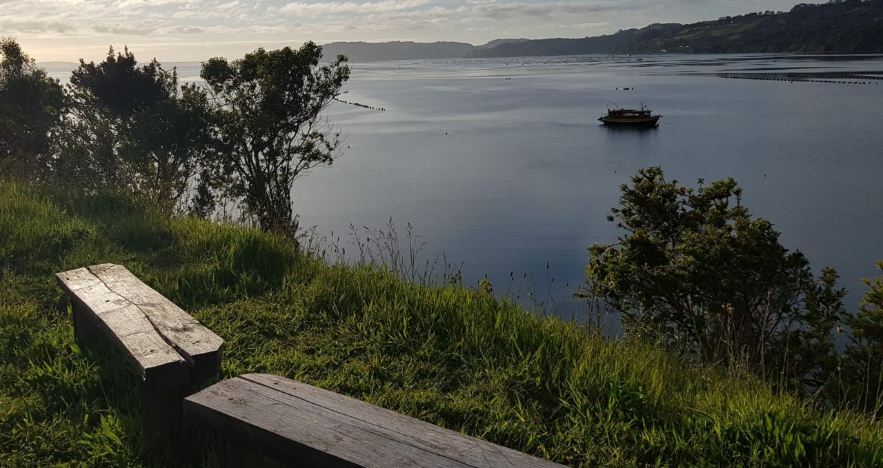 Garden view point, Hotel Tierra Chiloe, Chile