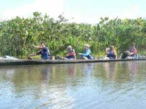 Sani group in kayak, Ecuador