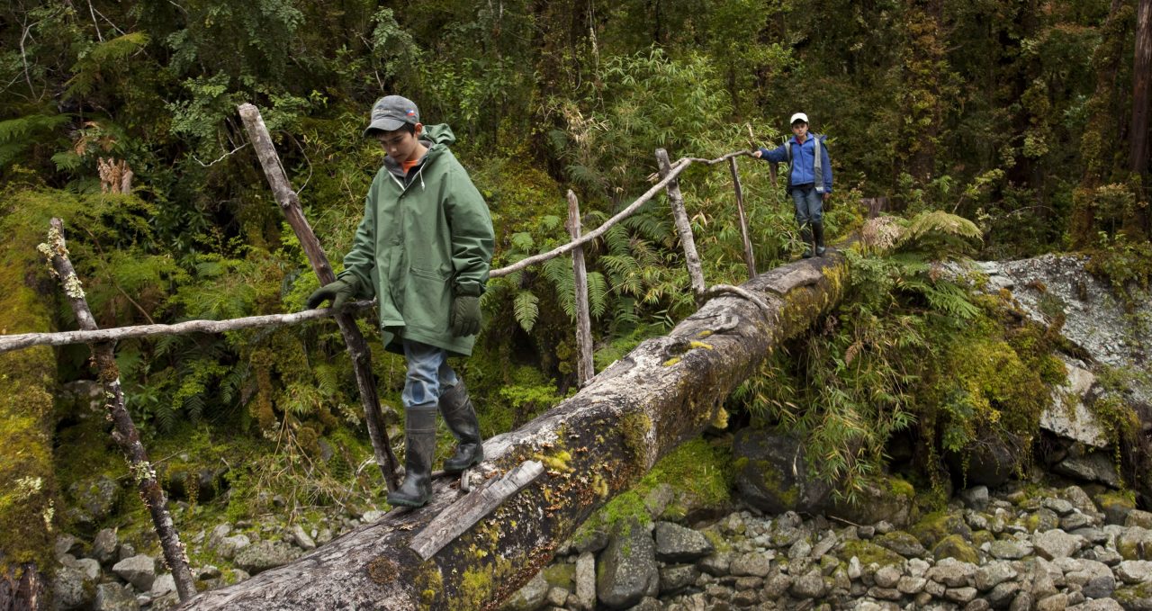 Hiking to La Junta, Cochamo Trail, Chile