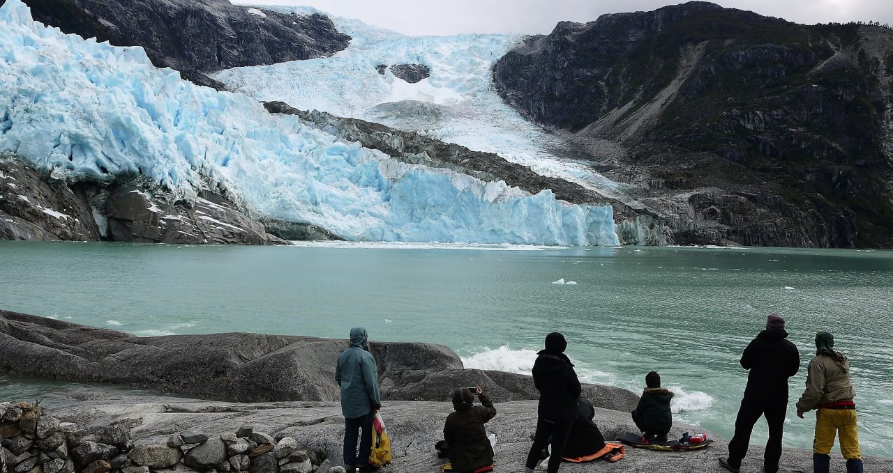 Los Leones glacier, Tierra Luna, Aysen, Chile