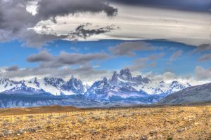 Overview of Fitzroy National Park, Chalten, Argentina