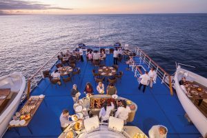 Galapagos Legend, al fresco dining