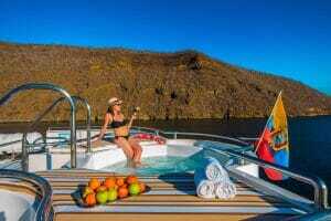 Treasure of Galapagos Sun deck Jacuzzi