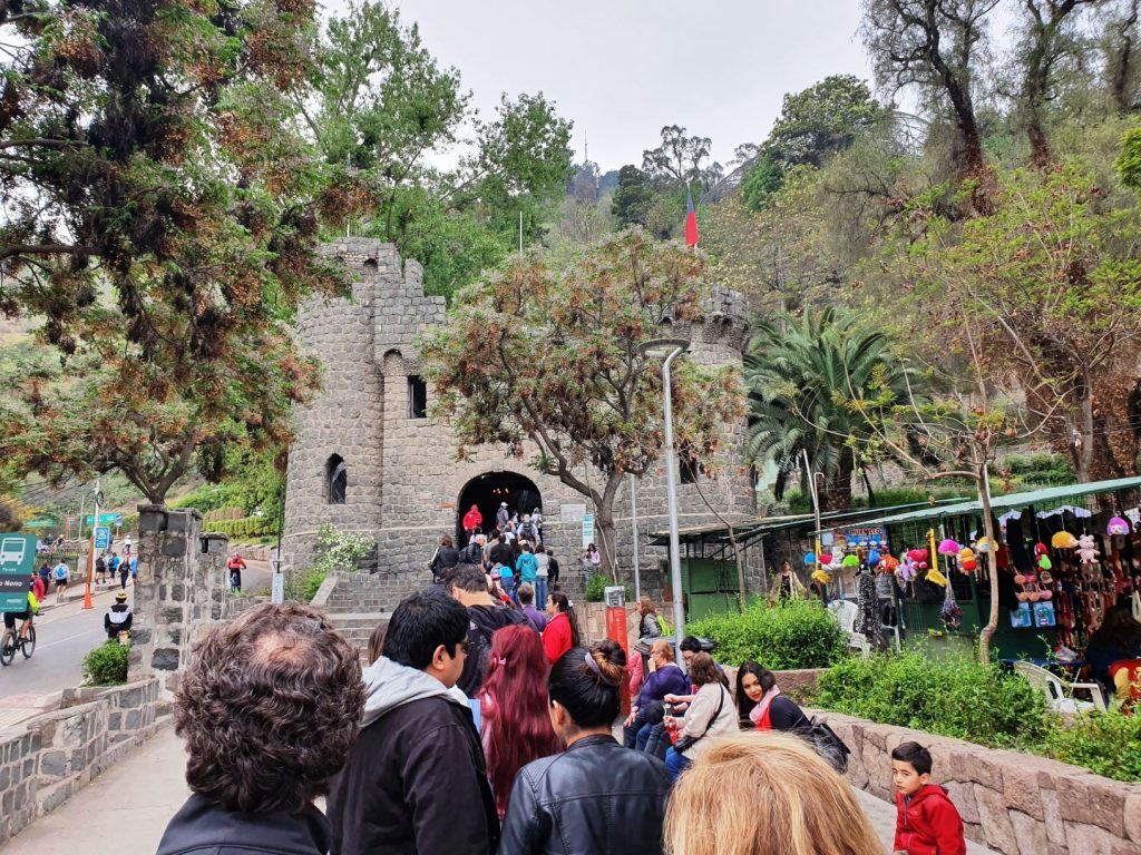 Funicular Station, Pio Nono, Santiago, Chile