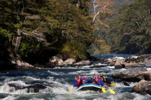 Rafting on the Trancura River, Pucon, Chile