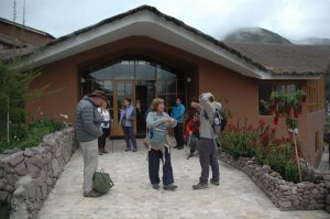 Outside Lodge accommodation Lares